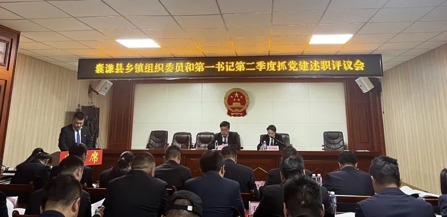 囊谦县召开2022年第二季度乡镇组织委员和第一书记党建述职评议会
